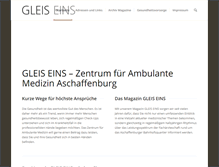 Tablet Screenshot of gleiseins.net